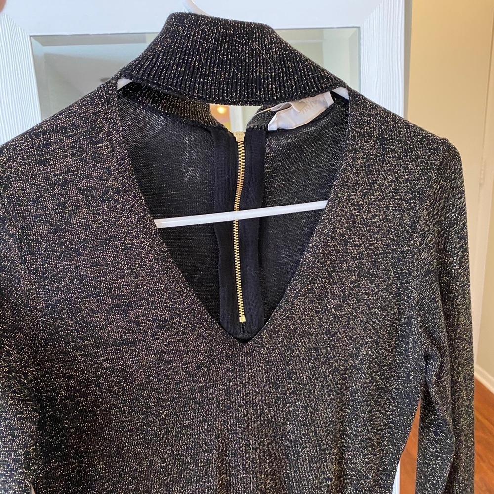 Michael Kors long sleeve dressy top- XS